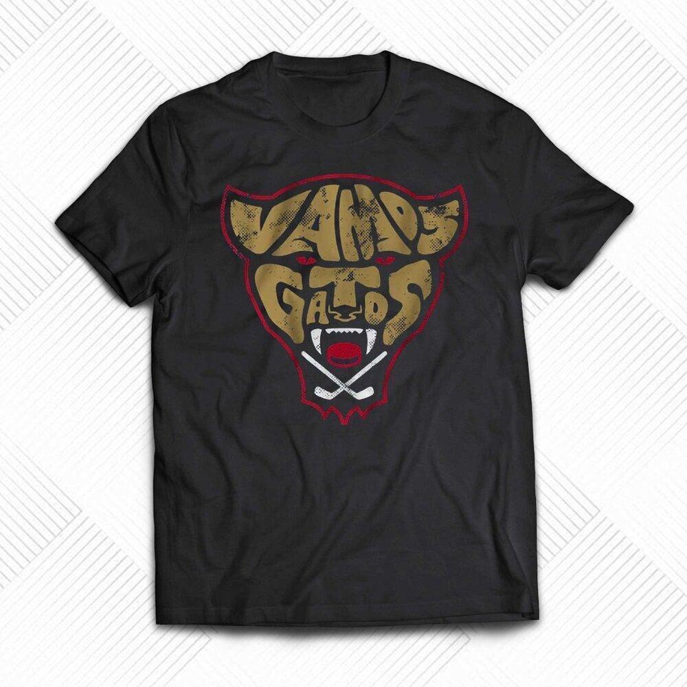 Florida Hockey Vamos Gatos Shirt Panthers Fan Graphic Tee